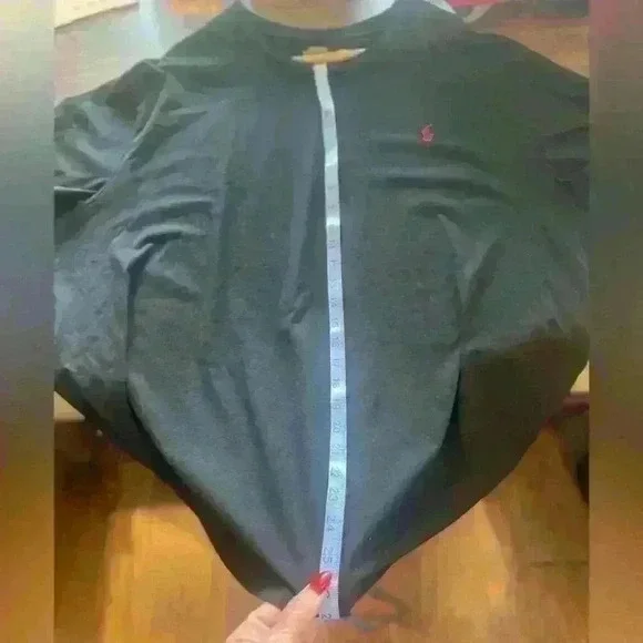 Polo by Ralph Lauren Short Sleeve Tee Black with Red Logo Size 2XB - Picture 6 of 7